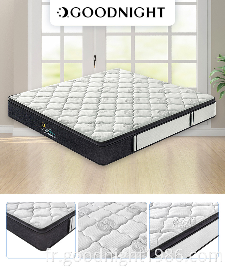 Matelas de sommeil de sommeil confortable peu coûteux de grande taille haute densité